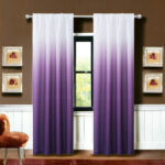 84″ Purple Ombre Window Curtain Panels (Set of 2) - Chic Decora