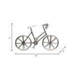 9″ Metal Bicycle Sculpture Aluminum Decorative Bike Figurine for Home, Office Decor Metal Statue - Chic Decora