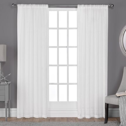 Ginger Polyester Blackout Curtain Pair (Set of 2) - Chic Decora