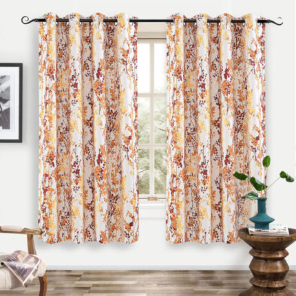 Polyester Room Darkening Curtain Pair (Set of 2) - Chic Decora