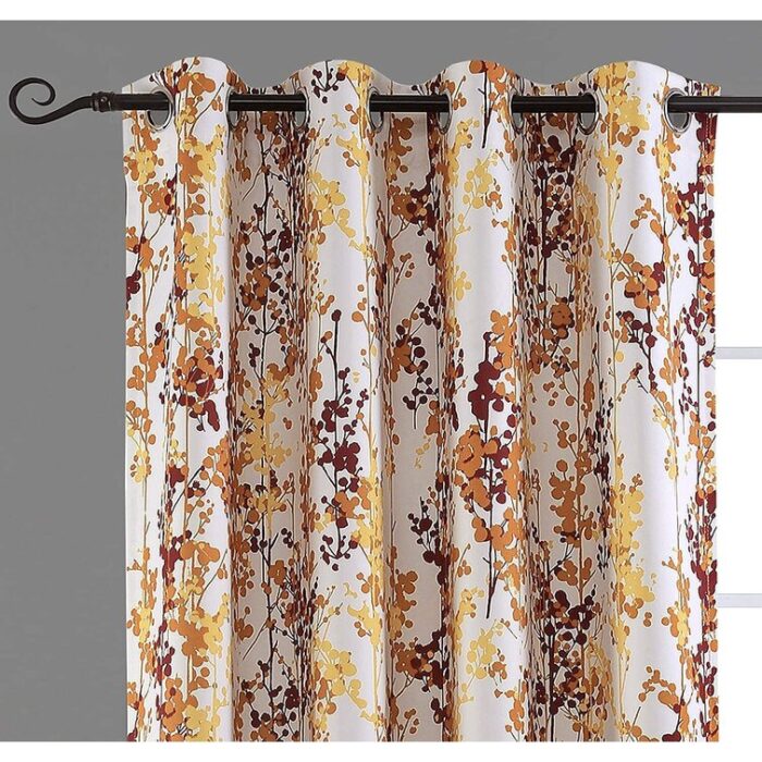 Aalayjah Polyester Room Darkening Curtain Pair (Set of 2) - Chic Decora