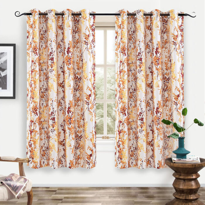 Aalayjah Polyester Room Darkening Curtain Pair (Set of 2) - Chic Decora