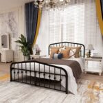 Aalderk Metal Spindle Bed - Chic Decora