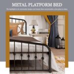 Aalderk Metal Spindle Bed - Chic Decora