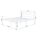 Aashay Metal Open-Frame Bed - Chic Decora