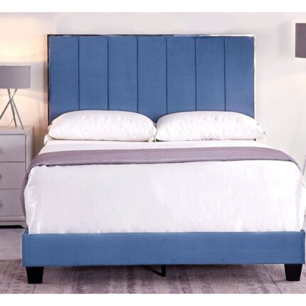 Aayush Upholstered Standard Bed - Chic Decora