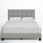 Abdiel Upholstered Platform Bed - Chic Decora