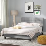 Abdiel Upholstered Platform Bed - Chic Decora