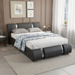 Abdul-Azeez Upholstered Sleigh Bed - Chic Decora