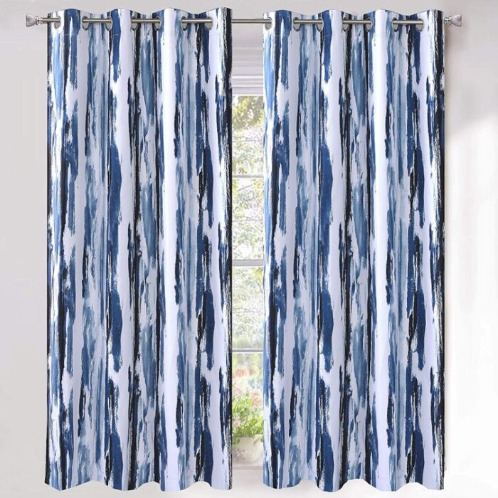 Abdul-Sami Polyester Blackout Curtain Pair (Set of 2) - Chic Decora