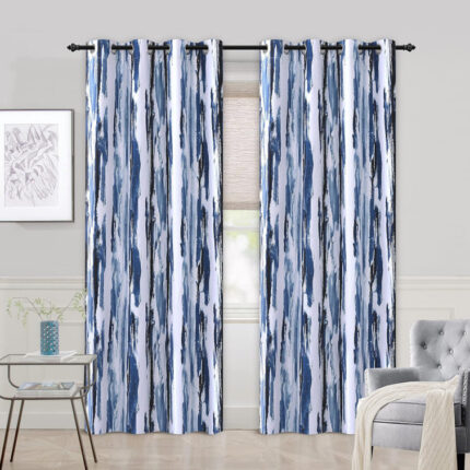 Abdul-Sami Polyester Blackout Curtain Pair (Set of 2) - Chic Decora