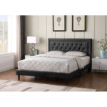 Abedin Upholstered Wingback Bed - Chic Decora