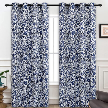 Adalen Polyester Blackout Curtain Pair (Set of 2) - Chic Decora