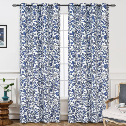 Emmons Polyester Sheer Curtain Pair (Set of 2) - Chic Decora