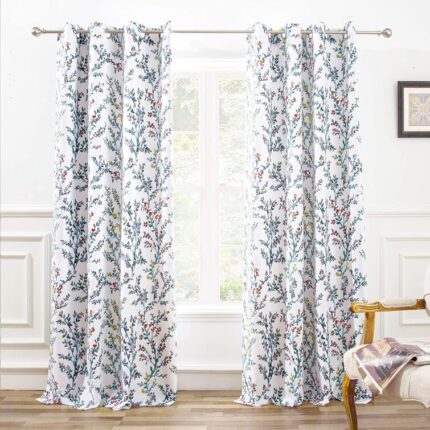 Polyester Room Darkening Curtain Pair (Set of 2) - Chic Decora