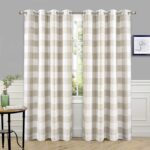 Adamantini Plaid Blackout Thermal Grommet Curtain Panels (Set of 2) - Chic Decora