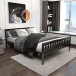 Adarion Solid Wood Slat Bed - Chic Decora