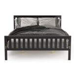 Adarion Solid Wood Slat Bed - Chic Decora