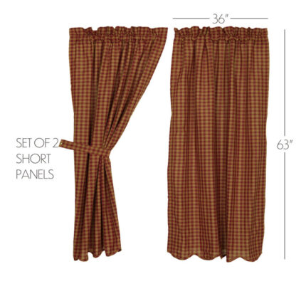 Addie Cotton Blend Room Darkening Curtain Pair (Set of 2) - Chic Decora