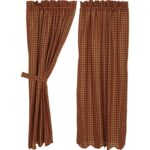 Addie Cotton Blend Room Darkening Curtain Pair (Set of 2) - Chic Decora