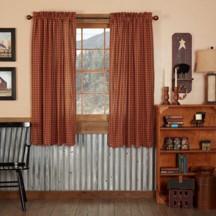 Lettie Cotton Blend Room Darkening Curtain Pair (Set of 2) - Chic Decora