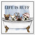 Aerin ” Life Is Ruff ” by Oliver Gal - Chic Decora