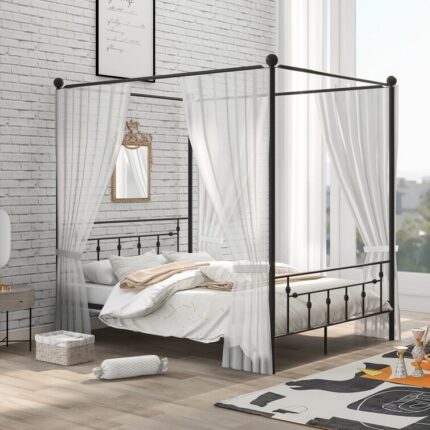 Afia Canopy Bed - Chic Decora