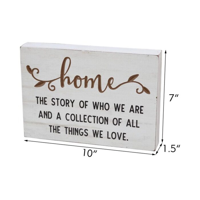 Agu Text & Numbers Box Signs & Plaques - Chic Decora