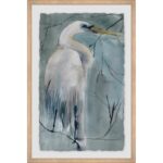 Aife ” Perched Crane ” by Marmont Hill Painting Print - Chic Decora