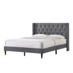 Aileen Upholstered Wingback Bed - Chic Decora