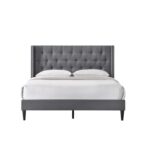 Aileen Upholstered Wingback Bed - Chic Decora