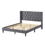 Aileen Upholstered Wingback Bed - Chic Decora