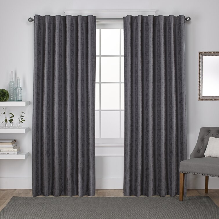 Aithley Polyester Blackout Curtain Pair (Set of 2) - Chic Decora