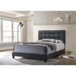 Ajim Upholstered Standard Bed - Chic Decora