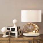 Alabaster Sphere Stand - Chic Decora