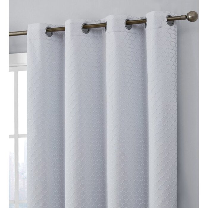 Alacam Polyester Blackout Curtain Pair (Set of 2) - Chic Decora