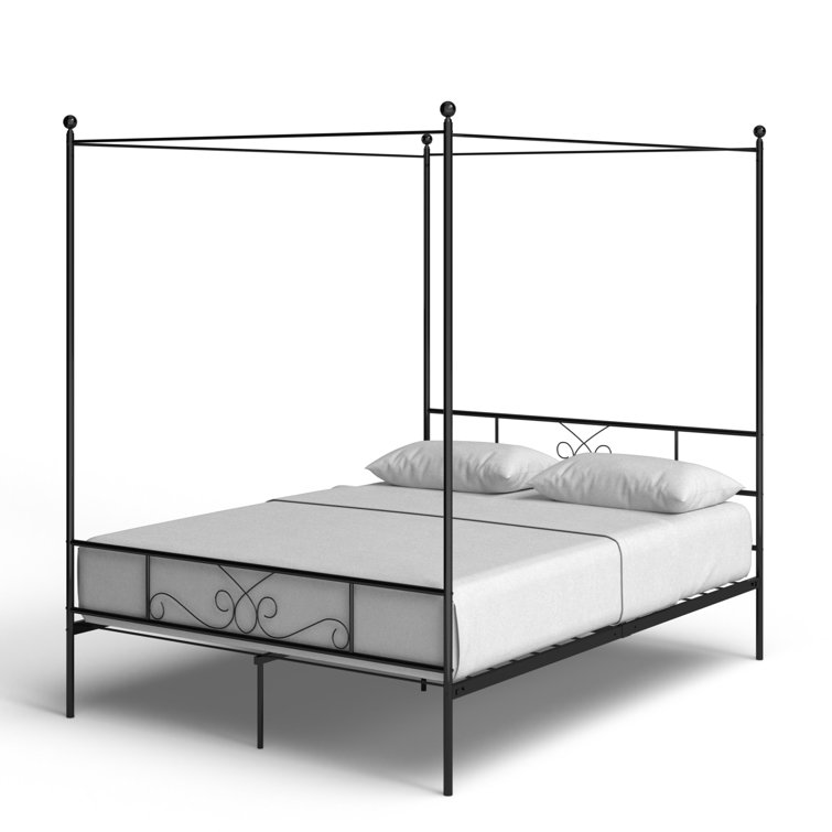 Alaina Metal Canopy Bed - Chic Decora