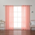 Alaina Polyester Sheer Curtain Pair (Set of 2) - Chic Decora