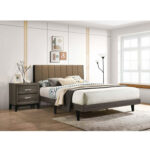 Alaria Bed, Platform Bed, Bed Frame With Headboard - Chic Decora