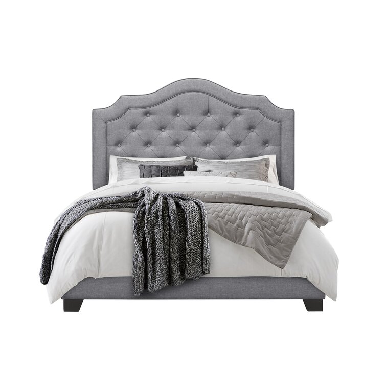 Alayah Upholstered Standard Bed - Chic Decora