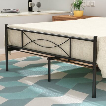 Albanne Metal Open-Frame Bed - Chic Decora