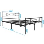 Albanne Metal Open-Frame Bed - Chic Decora