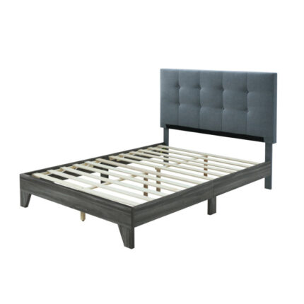 Albee Upholstered Platform Bed - Chic Decora