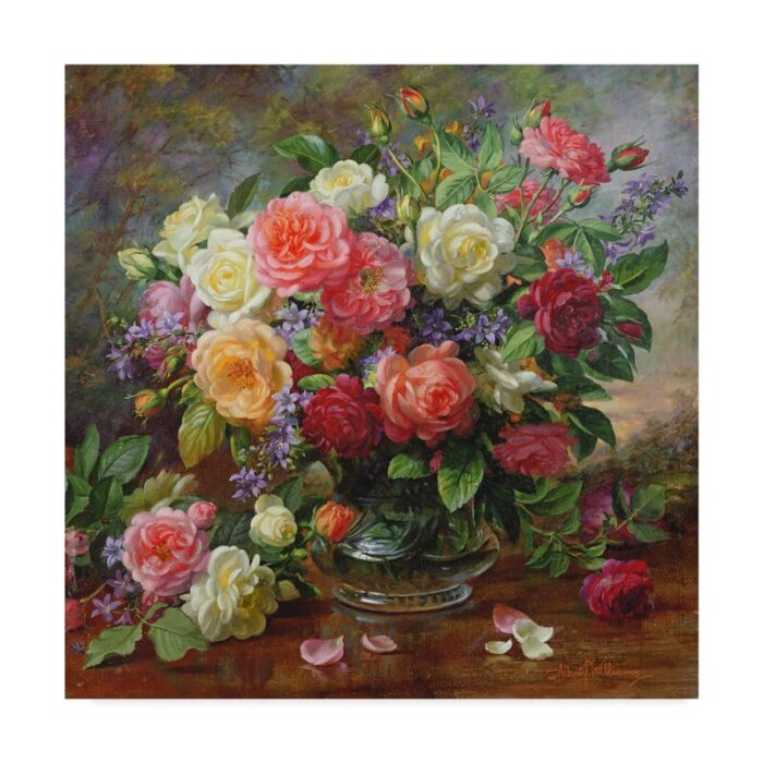 Albert Williams ” Roses – The Perfection Of Summer “ - Chic Decora