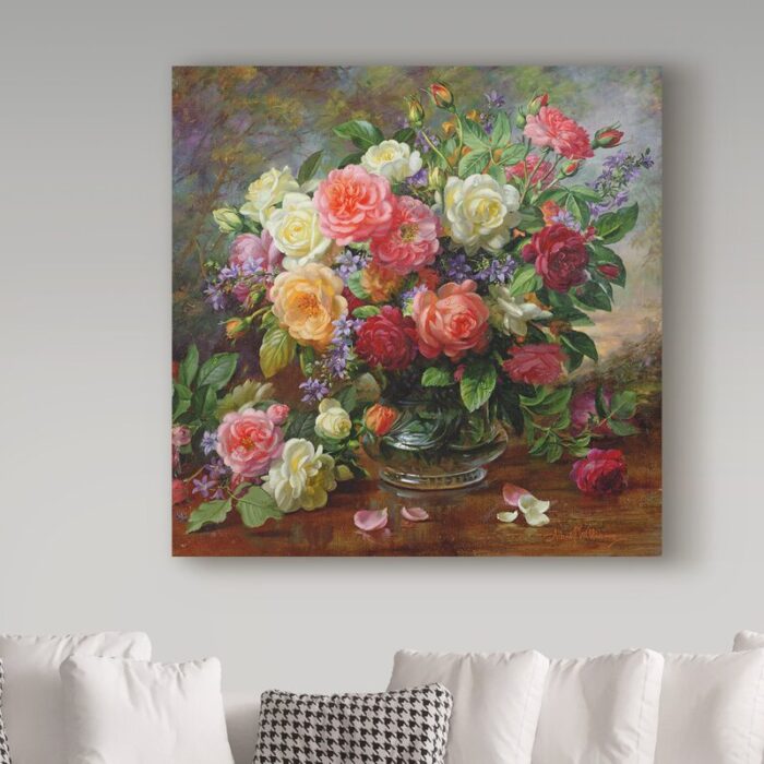 Albert Williams ” Roses – The Perfection Of Summer “ - Chic Decora