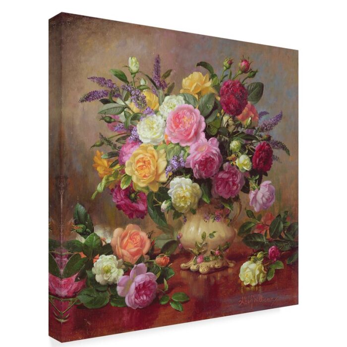 Albert Williams ” Roses From A Victorian Garden “ - Chic Decora