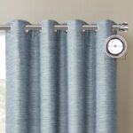 Aldiana Polyester Room Darkening Curtain Pair (Set of 2) - Chic Decora