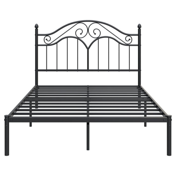 Alecia Metal Platform Bed - Chic Decora