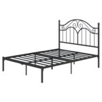 Alecia Metal Platform Bed - Chic Decora