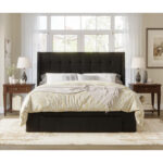 Aleighanna Upholstered Wingback Storage Bed - Chic Decora